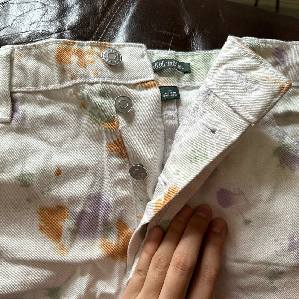 High rise jeans shorts